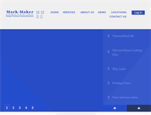 Tablet Screenshot of mark-makerco.com